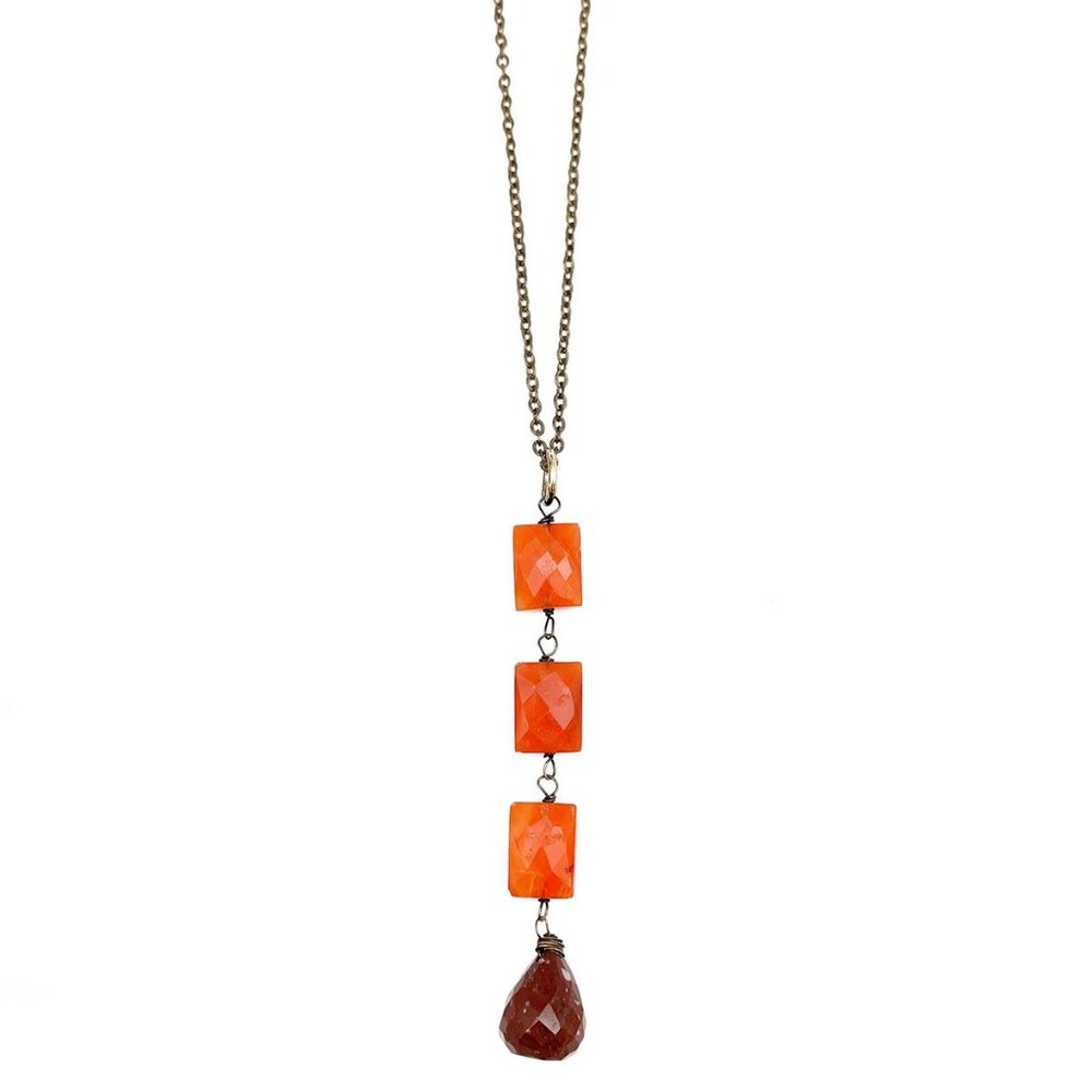 Banjara Necklace – Carnelian and Red Jasper stones